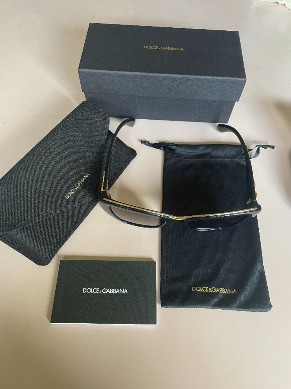 Dolce & Gabbana DG6144 501/8G (Black/Gradient Grey) Sunglasses